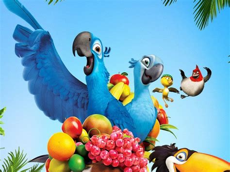 Rio Parrots Animation Movie 32x24 Print Poster
