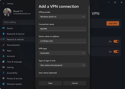How To Create A Vpn Connection In Windows 11