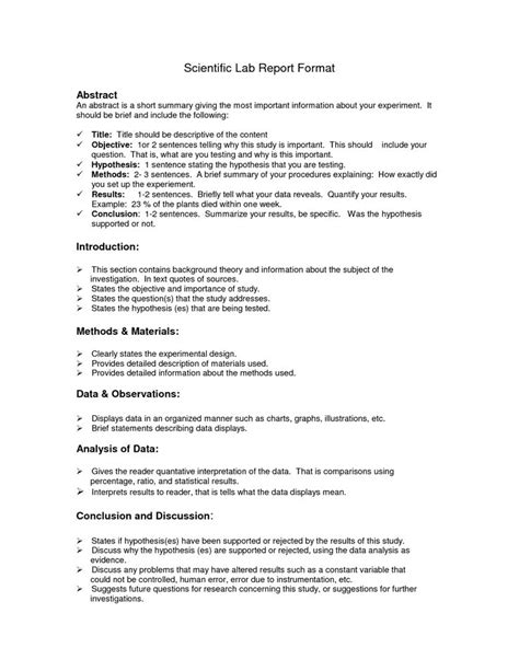 Brilliant How To Write Scientific Report Conclusion Minutes Of Meeting