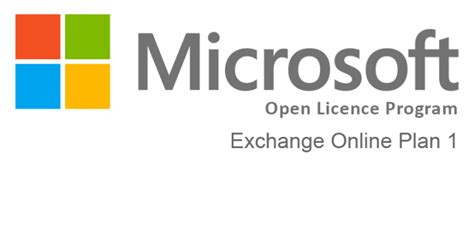 This storage is increased to 100 gb per user if you upgrade to plan 2. Microsoft Exchange Online Plan 1 (Open Licence)