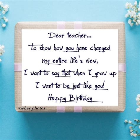 59 Happy Birthday Wishes For Teacher Quotes And Messages