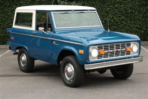 Mostly Stock Restored 1975 Ford Bronco Bring A Trailer Ford Bronco