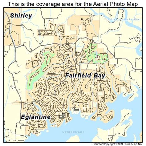 Aerial Photography Map Of Fairfield Bay Ar Arkansas
