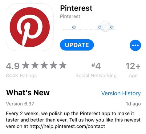 Pinterest App iOS Update - 6.37 | Pinterest app, Pinterest update, App