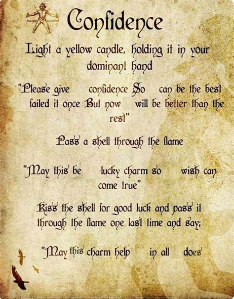 Confidence Spell To Do For Someone Else Im Going To Print Out