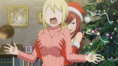Fairy Tail OVA 9 Erza Gropes Lucy GIF By RBX2 On DeviantArt