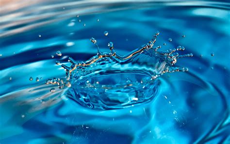 Download Water Blue Splash Photography Water Drop Hd Wallpaper