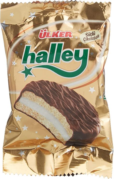 Ulker Cikolatali Halley Chocolate Coated Sandwich Biscuit 26g Amazon