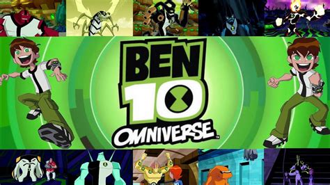 Todas las transformaciones del Ben de 11 años Ben 10 Omniverse