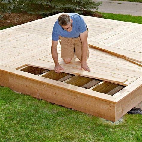 How To Build A Platform Deck Decks Backyard Platform Deck Diy Deck