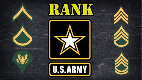 Enlisted Army Ranks Chart