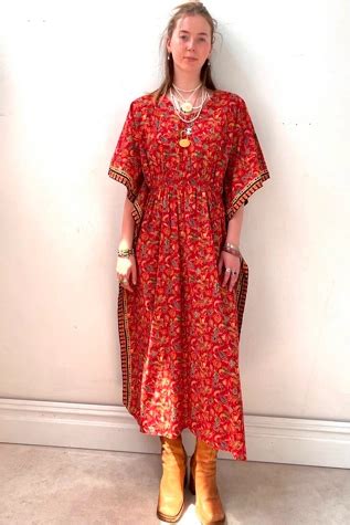 Vintage Caftan Maxi Dress Selected By Anna Corinna Free People