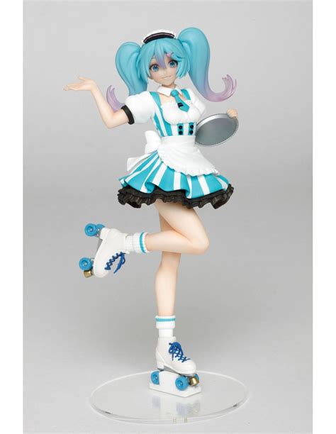 Vocaloid Pvc Statue Hatsune Miku Costumes Cafe Maid Ver 18 Cm