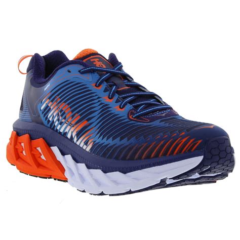 A 23 mm stack height in the heel is comparable to most tennis shoes. Hoka One One Arahi Mens Athletic Road Running Shoes Size 8 ...