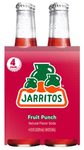 Jarritos® Fruit Punch Soda 4 Bottles 125 Fl Oz Metro Market