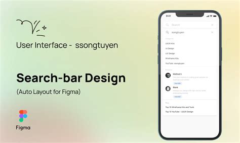 Ui Design Search Bar Figma Template Ui4free