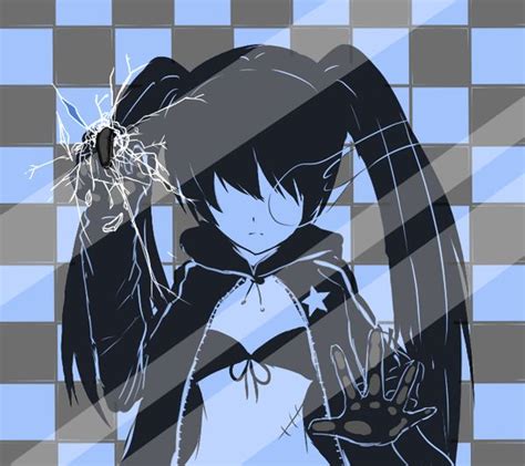 characters trapped behind smartphone glass image gallery list view black rock shooter