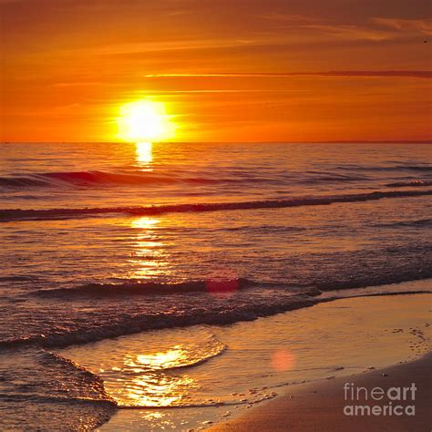 Warm Beach Sunset Photograph By Angelo Deval