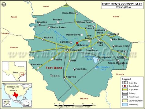 Fort Bend County Zip Code Map Cities And Towns Map