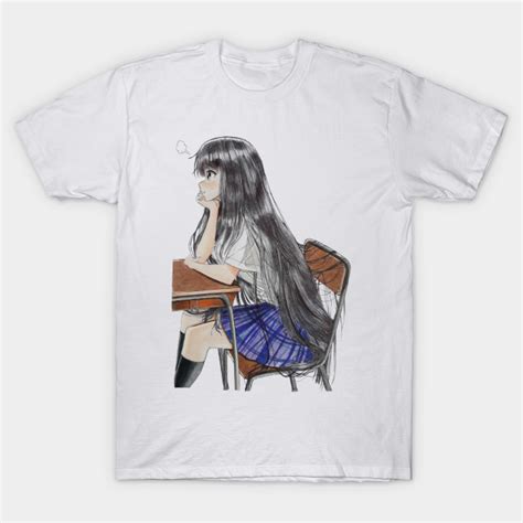 anime girl anime t shirt teepublic