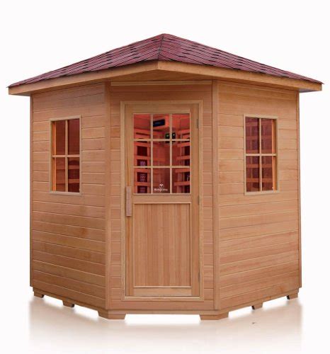 4 Person Outdoor Sauna Hemlock Wood 220v 4 5 Person Outdoor Sauna Ez