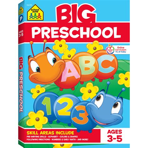 Big Preschool Workbook Gets Kids Ready For Success