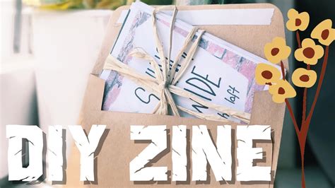 Diy How To Make Your Own Zine Youtube