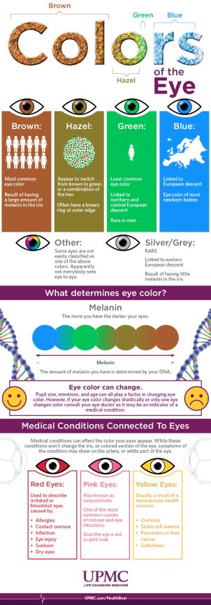 Eye Color Breakdown Guide Upmc Healthbeat