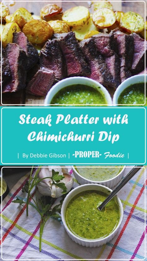 There is one dinner recipe on the blog wishing for saturday. Steak platter with chimichurri - the perfect feast for a ...