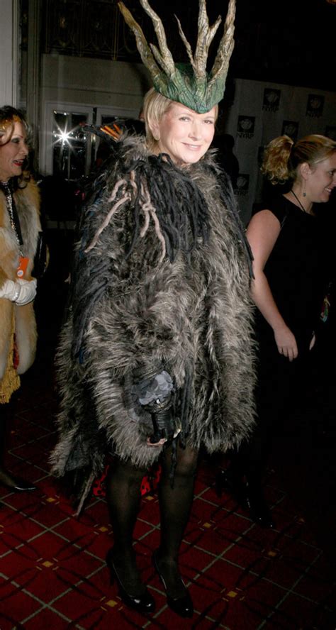 Celebrity Halloween Costumes Martha Stewart In Monster