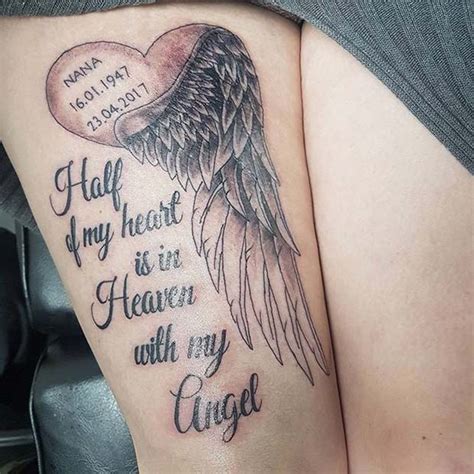 43 Emotional Memorial Tattoos To Honor Loved Ones Page 2 Of 4 Stayglam