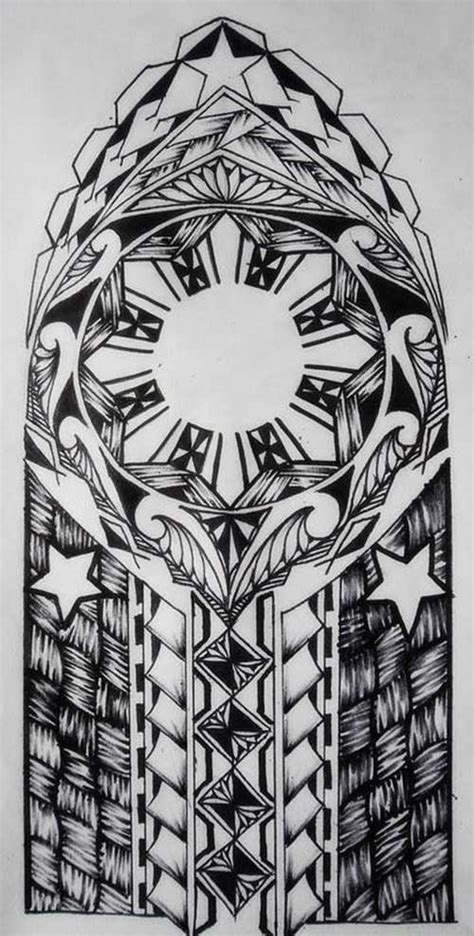 70 filipino tribal tattoo designs for men sacred ink ideas. Maori Leg Tattoo Stencil - Best Tattoo Ideas