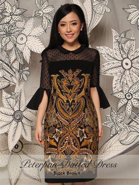 Model Dress Batik Kombinasi Kebaya