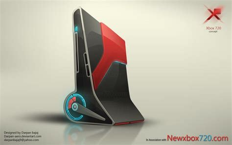 Xbox 720 Console Concept Design By Darpan Bajaj Front Of Console