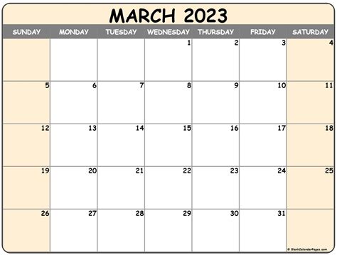 March 2023 Calendar Free Printable Calendar March 2023 Calendar Free