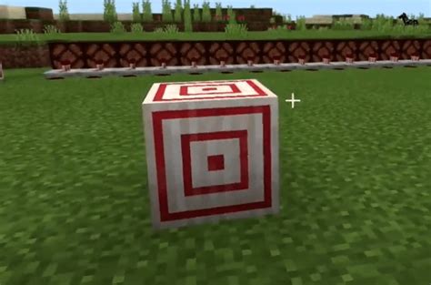 Who doesn't love a good doorbell? Minecraft How To: How To Make A Target Block In Minecraft ...