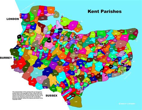 Kent Parishes Map Reference