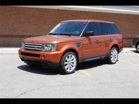 Find Used 2006 Land Rover Range Rover Sport Supercharged Suv Orange In