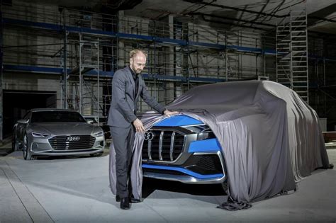 Marc Lichte mit dem Audi Q8 Concept Ingolstädter sind spät dran