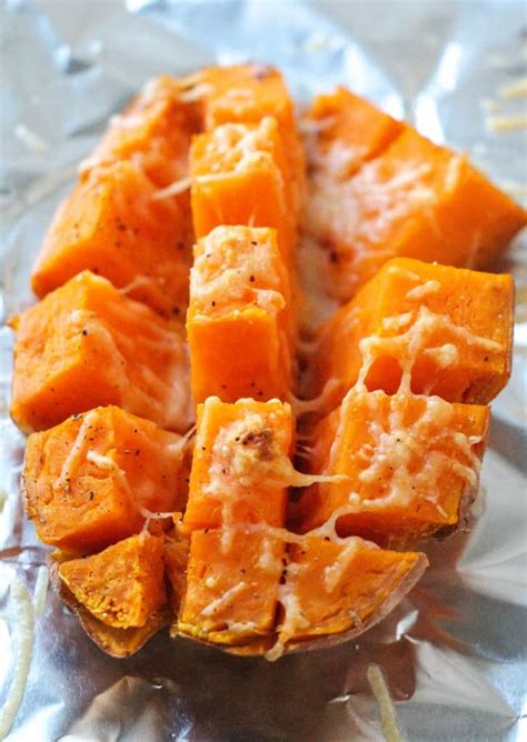 Easy 15 Minute Roasted Sweet Potatoes Layers Of Happiness