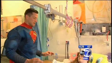 Steve Superman Weatherfords Visit To Hospital For Special Surgery Is