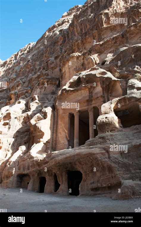 Beidah Triclinium In Little Petra Known As Siq Al Barid Nabataean