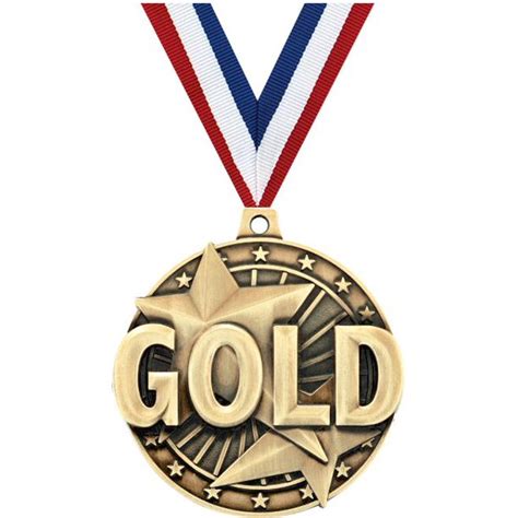 Gold Medals 2 Gold Diecast Sports Medal Award 20 Pack