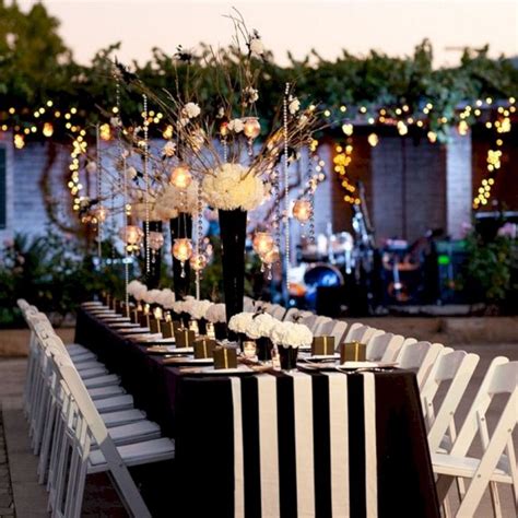 Beautiful White Wedding Party Theme For Perfect Wedding White Weddings Reception Black And