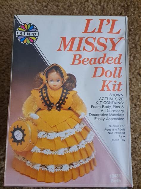 li l missy beaded doll kits etsy