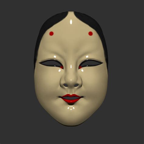 Japanese Mask The Deep World Of Noh Noh Mask 3d Print Model