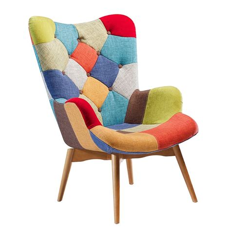 • type de protection des pieds: Fauteuil Patch - Multicolore | Arredamento, Poltrone