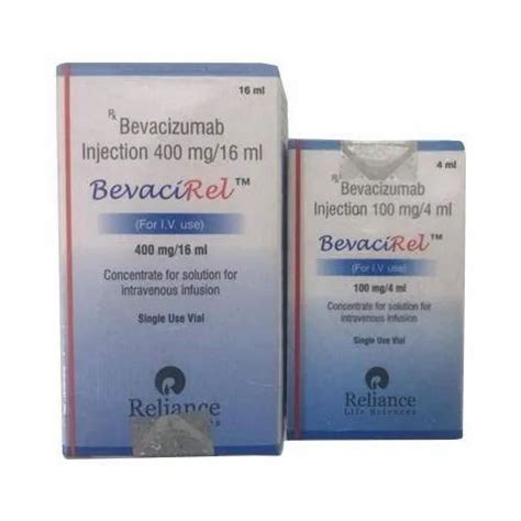 Bevacirel 100mg And 400mg Bevacizumab Injection Intas Pharmaceuticals