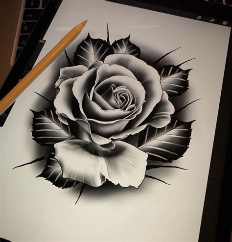 Rose Drawing Tattoo Rose Hand Tattoo Rose Tattoo Sleeve Flower