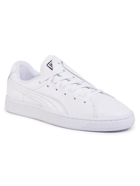 Puma Sneakersy Basket Crush Emboss Wns 369595 01 Biały Modivopl